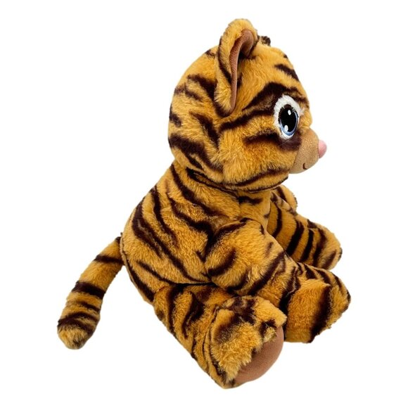 BAB Build-A-Bear Plush Tiger Cub Orange Black Tag - Picture 4 of 10
